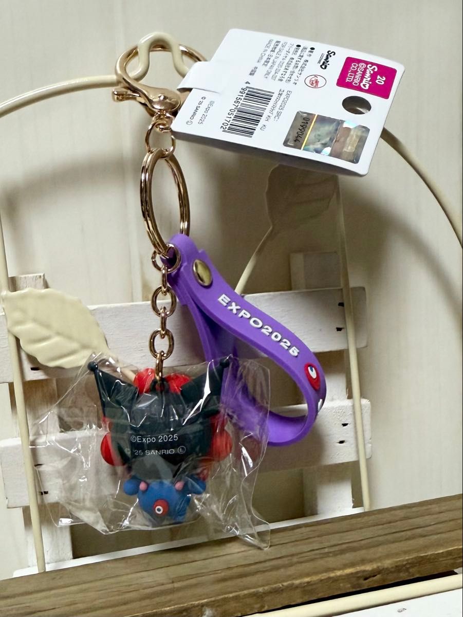 サンリオ ミャクミャク 立体マスコットストラップキーホルダー ミャクミャク クロミ サンリオ 立体マスコット ストラップ