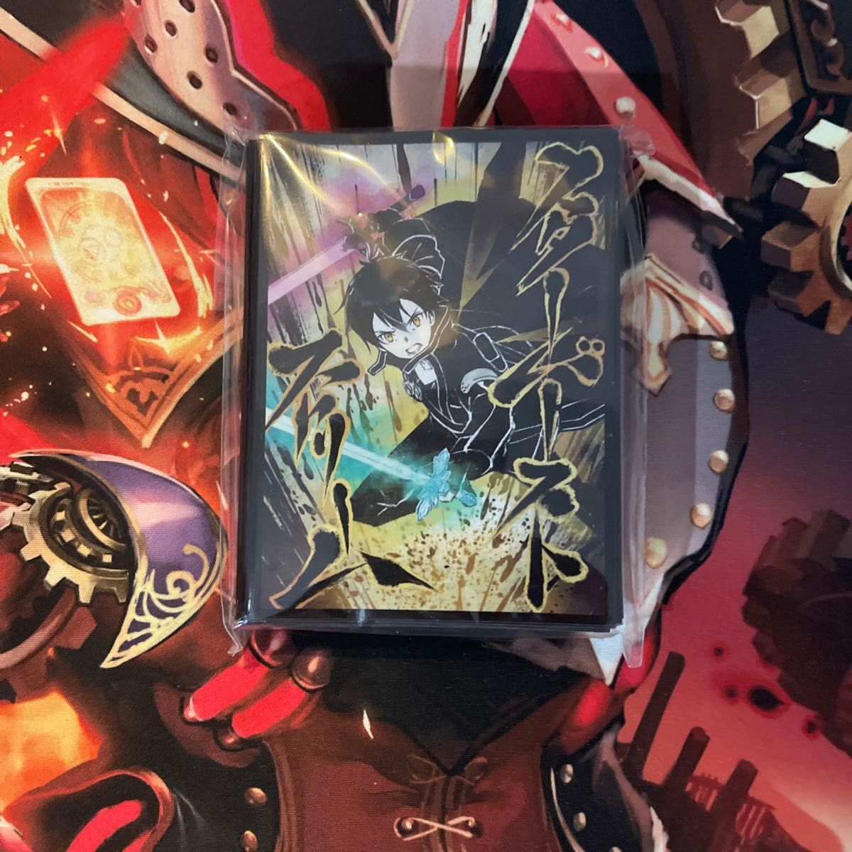 SAO キリト スリーブ 墨絵風 スターバーストストリーム 混沌の女神様 必殺技 SAO キリト スリーブ 墨絵風 スターバーストストリーム 混沌の女