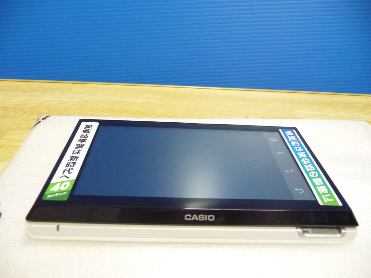 ◆展示品 CASIO カシオ デジタル英会話学習機 EX-word RISE (40コンテンツ収録）XDR-A10(WE) [ホワイト] の画像1