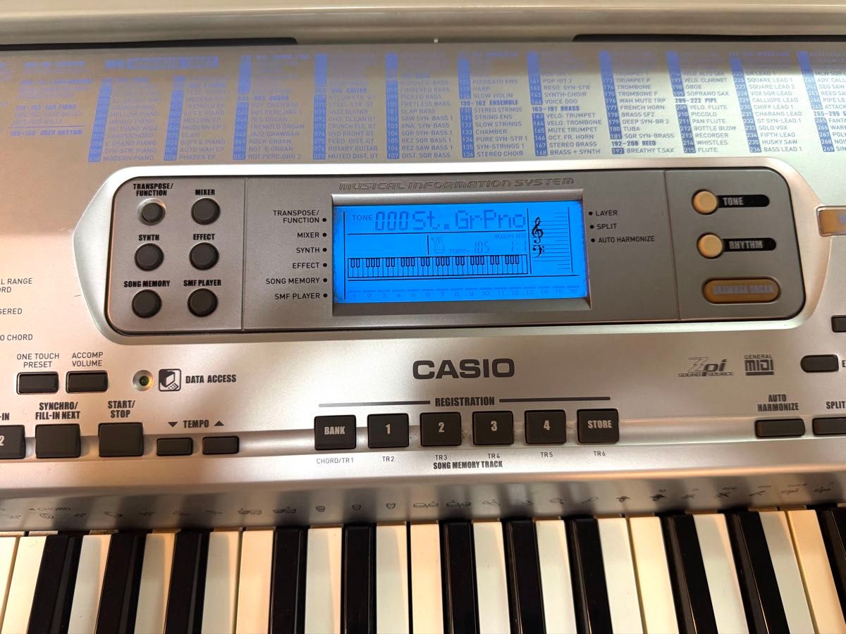 CASIO CTK-69161鍵 電子キーボード 譜面台付き CASIO CTK-69161鍵 電子キーボード 譜面台付き|Yahoo!フリマ