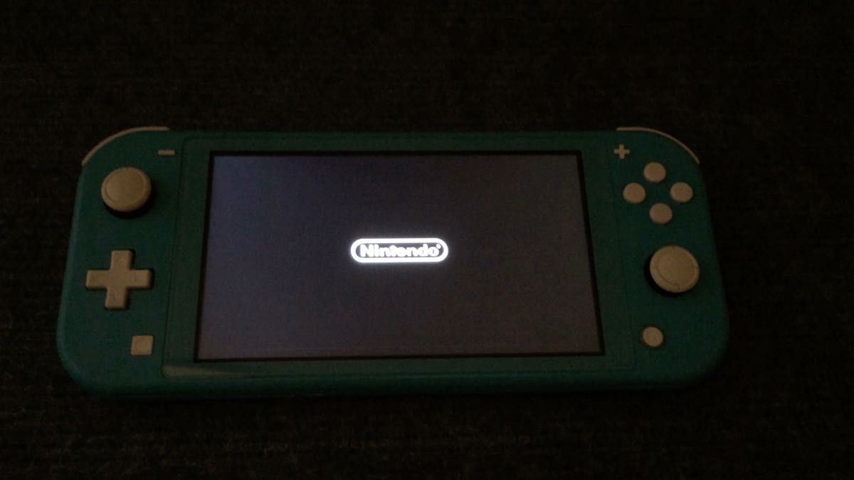 動作品 Nintendo Switch Lite ターコイズ 中古 ガラスフィルム付き