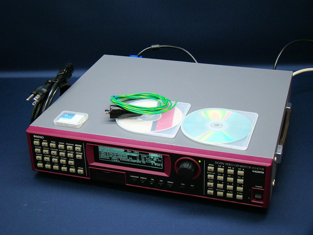 ASTRO アストロ VG-870B プログラマブルビデオ信号発生器 VM-1812 TV 