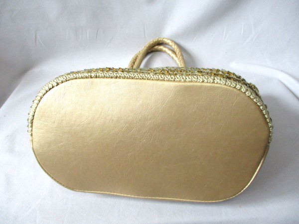 a.v.v/a-veve* большая сумка украшен блестками Gold Michel Clan W36cm