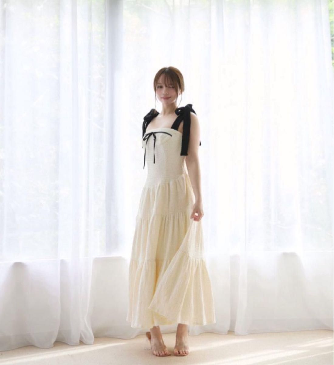 【新品未使用】andmary Natalie long dress ivory 新品未使用】andmary Natalie long dress ivory|Yahoo!フリマ