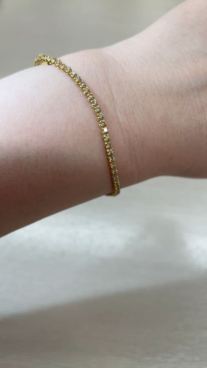 K18 ダイヤモンド ブレスレット 1.21ct