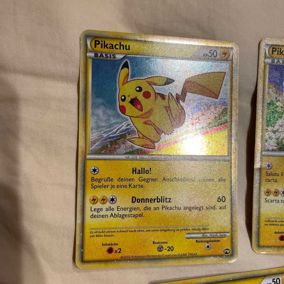 ピカチュウ ワールド PSA9 イタリア語 ピカチュウ ワールド PSA9 イタリア語 ポケモンカード
