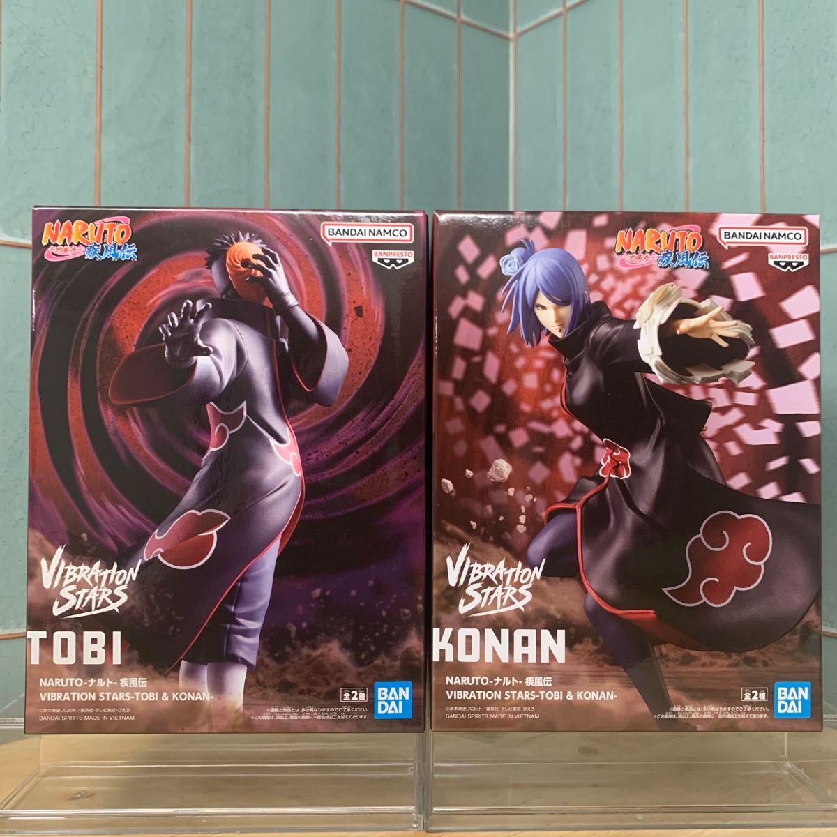 ナルト フィギュア VIBRATION STARS トビ コナン 2種セット NARUTO ナルト疾風伝 VIBRATION STARS TOBI & KONAN 2種セット