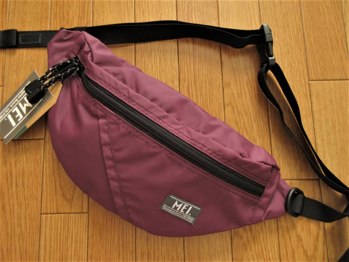 MEImei waist bag ( purple ) BOTTOMLINE body bag belt bag M i- I 