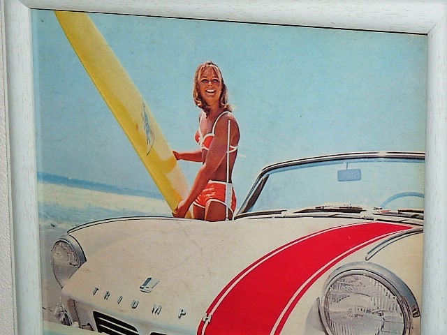 1967 год USA \'60s иностранная книга журнал реклама рамка товар Triumph Spitfire Mk2 Triumph spito fire ( A4 размер )