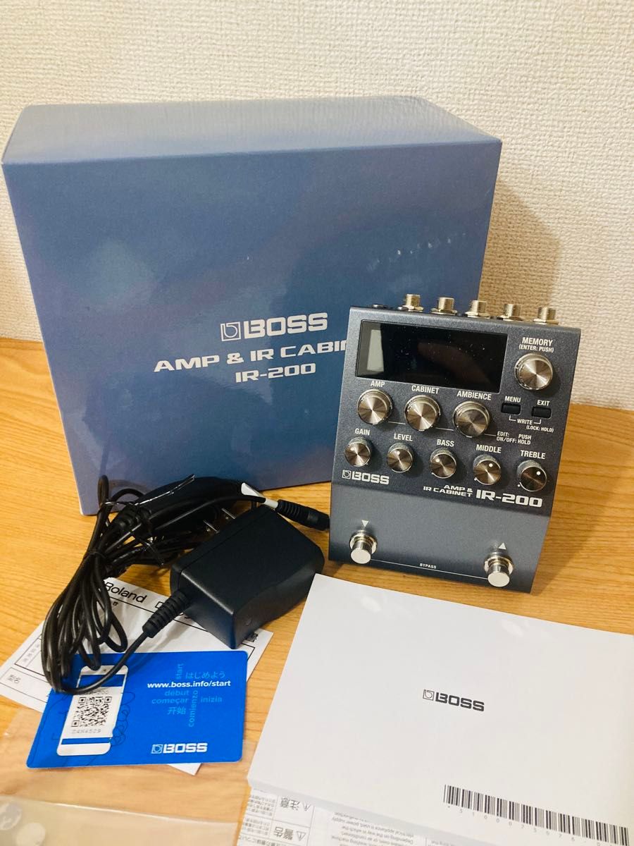 BOSS IR-200 【動作確認済み】ボス ギターエフェクター シミュレーター BOSS IR-200 【動作確認済み】ボス ギター エフェクター アンプ