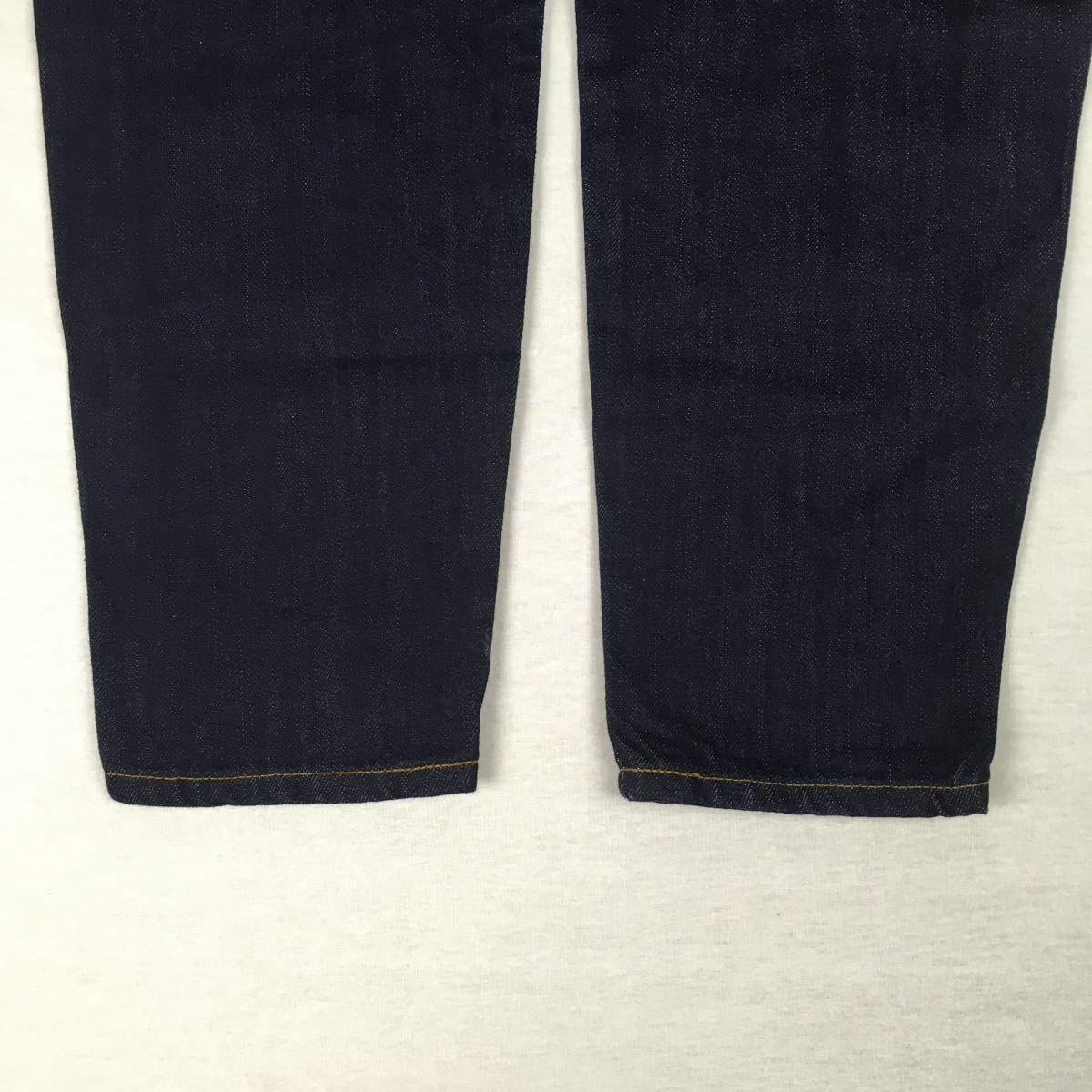 【美品】Wrangler ラングラー WM1716 テーパード 日本製 デニム パンツ ジーンズ Sサイズ ジップフライ 濃紺_画像6