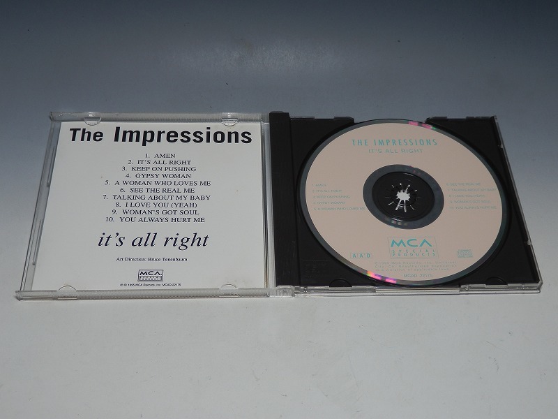 THE IMPRESSIONS ジ・インプレッションズ IT'S ALL RIGHT 輸入盤CD/カーティス・メイフィールド_画像4