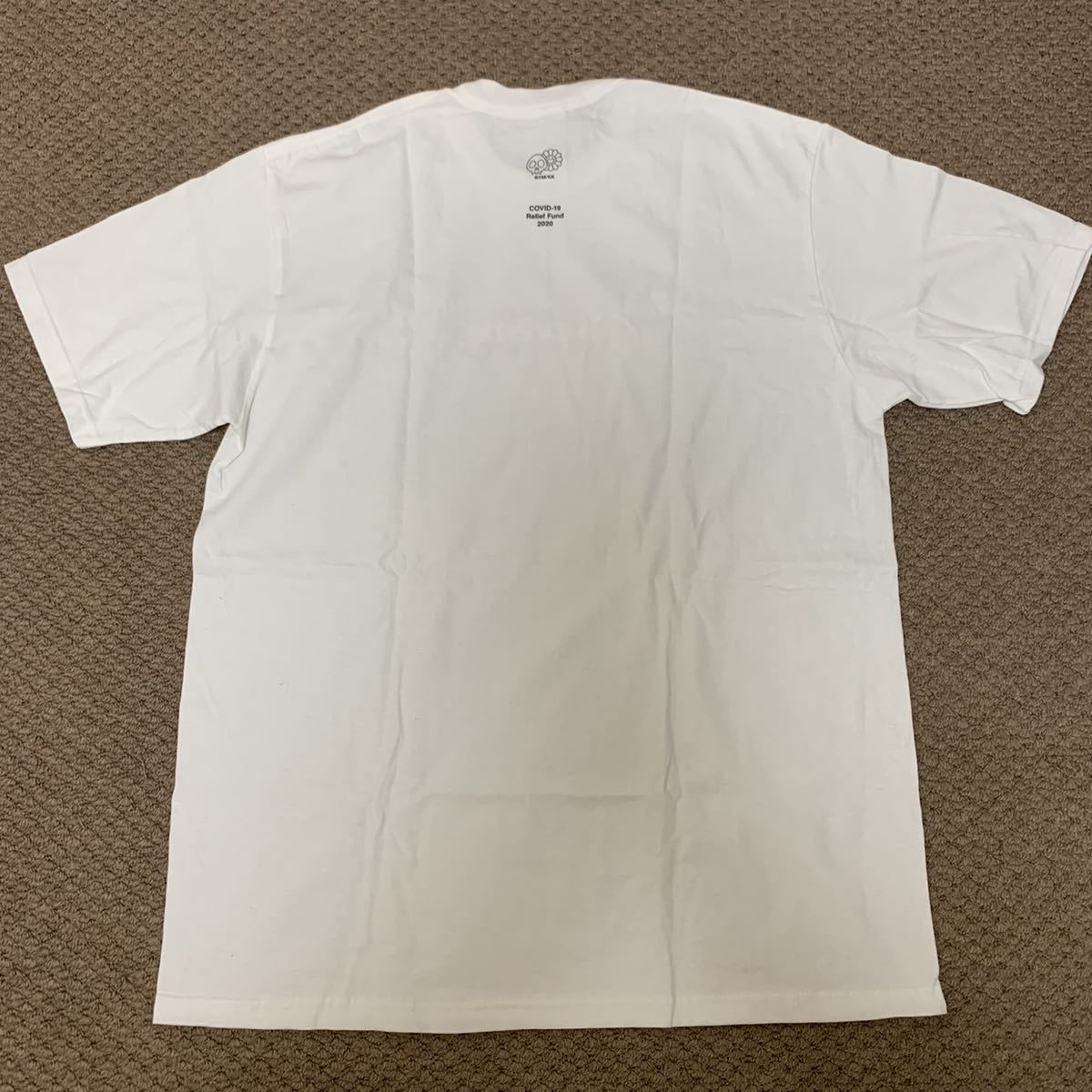 L Supreme Takashi Murakami box logo tee 白 新品 チャリティー Tシャツ 村上隆 シュプリーム ボックス ロゴT ボックスロゴ StockX コロナ_画像5