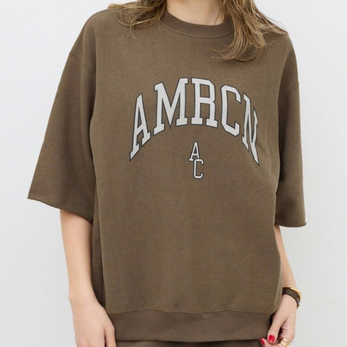 junjun L'Appartement アメリカーナ L'Appartement【AMERICANA/アメリカーナ】 HALF SLEEVE SWEAT