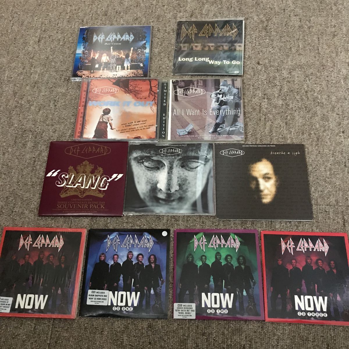 貴重 国内未発表曲収録 Def Leppard 10枚セット デフ・レパード