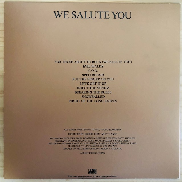 LP■HR/HM/AC/DC/FOR THOSE ABOUT TO ROCK WE SALUTE YOU/ATLANTIC P-11068A/国内盤 81年オリジナル 帯付 美品 完品/悪魔の招待状/メタル_画像2