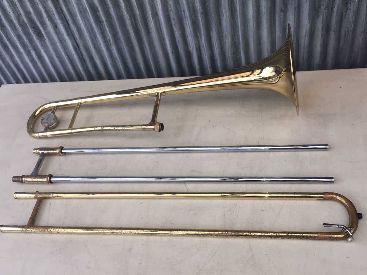 本物の ヤマハ トロンボーン YSL-353 - 管楽器
