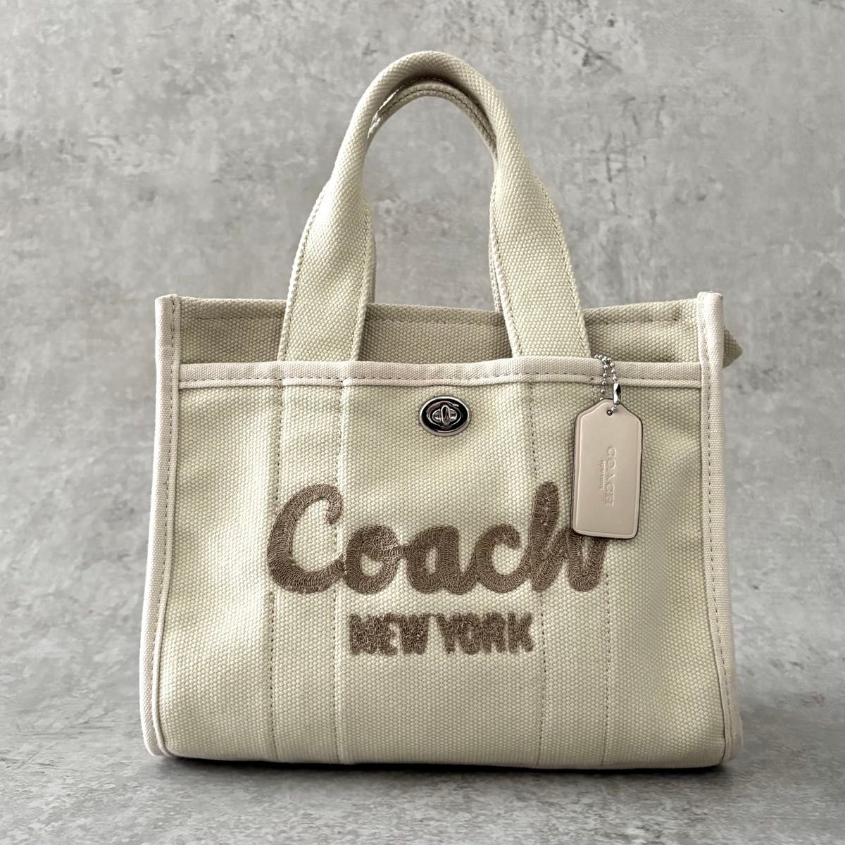【COACH】カーゴ 2way トート ハンドバッグ ショルダーバッグ 極美品】COACH コーチ 2way ハンドバッグ ショルダーバッグ