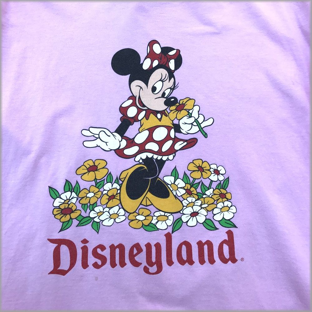 ★ミニーマウス　ディズニーランド　80s　USA製　Tシャツ　size XL　ピンク★検 ビンテージ ミッキーマウス_画像4