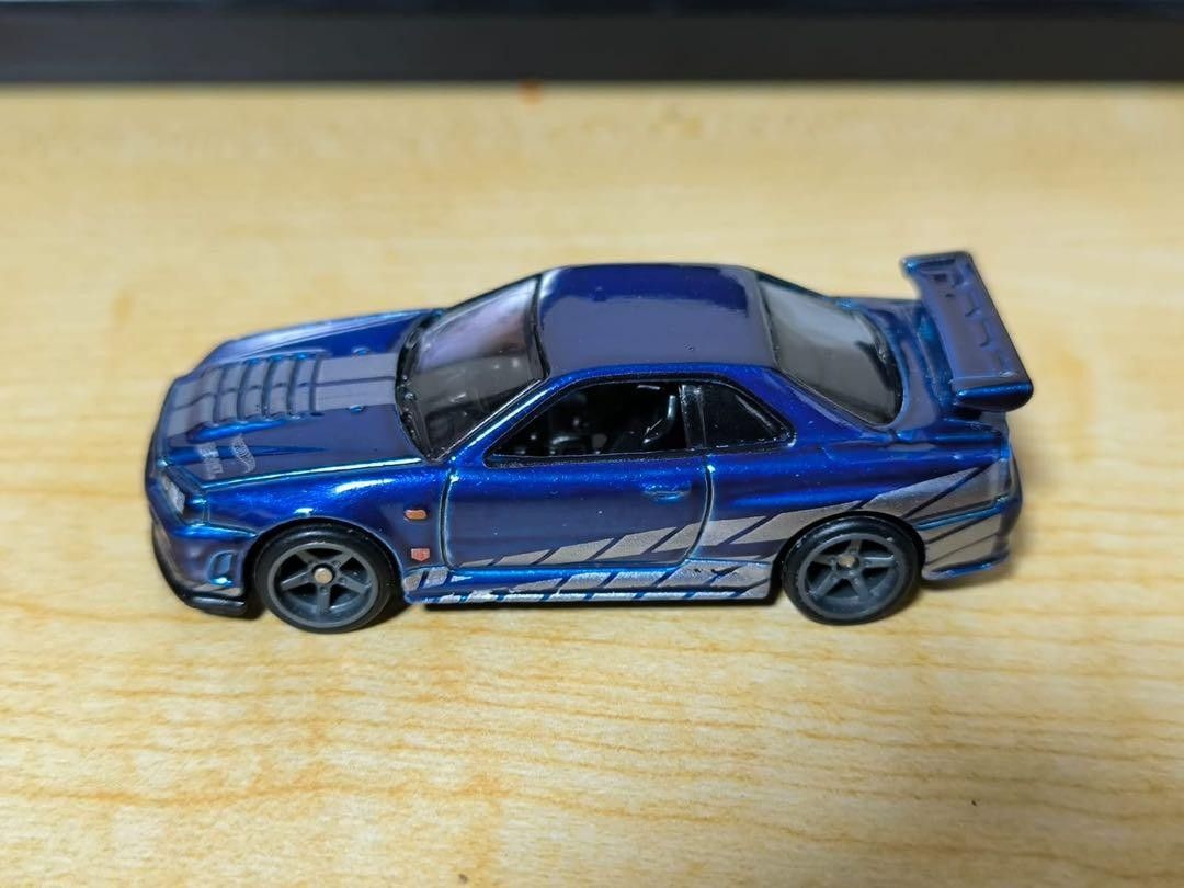 ホット ウィール R34 スカイライン NFT ガレージ ワイルドスピードルース ホット ウィール R34 スカイライン NFT ガレージ ワイルド