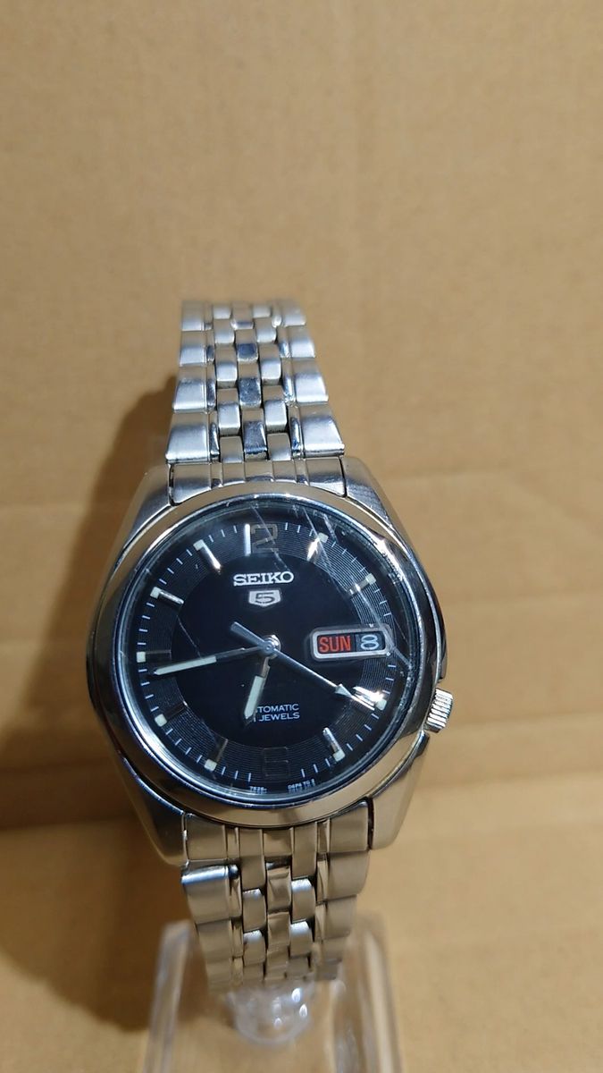 SEIKO 5自動巻腕時計 アナログ