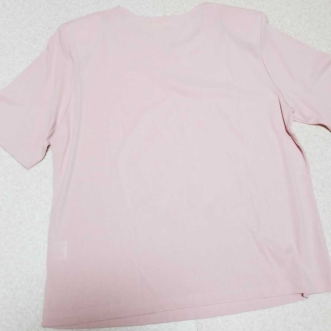 カットソー　Ｔシャツ　ピンク色