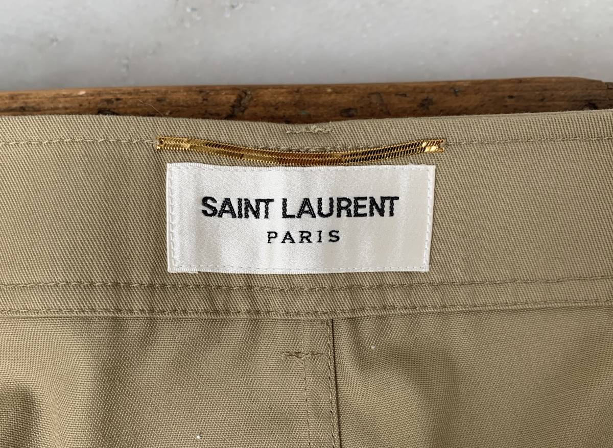 ★未使用★SAINT LAURENT★サンローラン★ボトム★スカート★ベージュ★レディース★婦人★サイズ34★_画像5