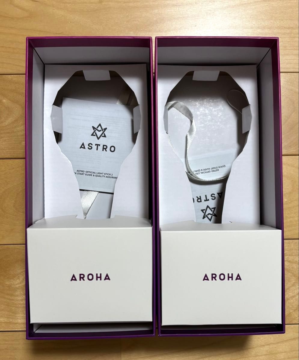 お値下‼️新品箱入り未使用‼️ASTRO OFFICIAL LIGHT STICK2 ASTRO OFFICIAL LIGHT STICK ×2 未使用点灯確認のみ ペンライト