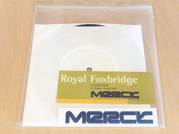 Royal Foxbridge Bored Break Hippie Stomp Stall 300枚限定7インチアナログレコード未使用Merckメルク ステッカー付_300枚限定7インチアナログレコード