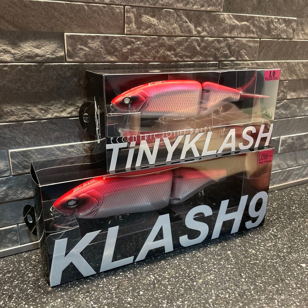 DRT クラッシュ9 オリカラ ビッグバスレッド DRT タイニークラッシュ Low クラッシュ9 オリカラ TiNY KLASH