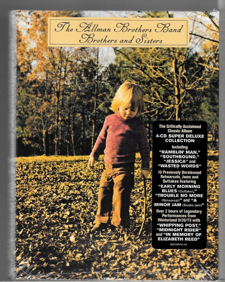 未開封◆輸入盤CD4枚組◆allman brothers band / Brothers and Sisters : Super Deluxe Edition◆オールマン・ブラザース・バンド◆送料込