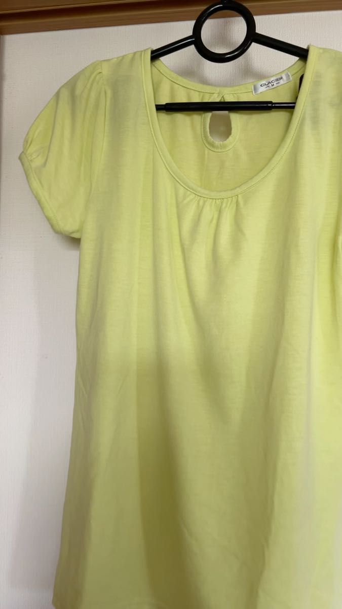 グラシア 半袖 Tシャツ レモンイエロー Mサイズ
