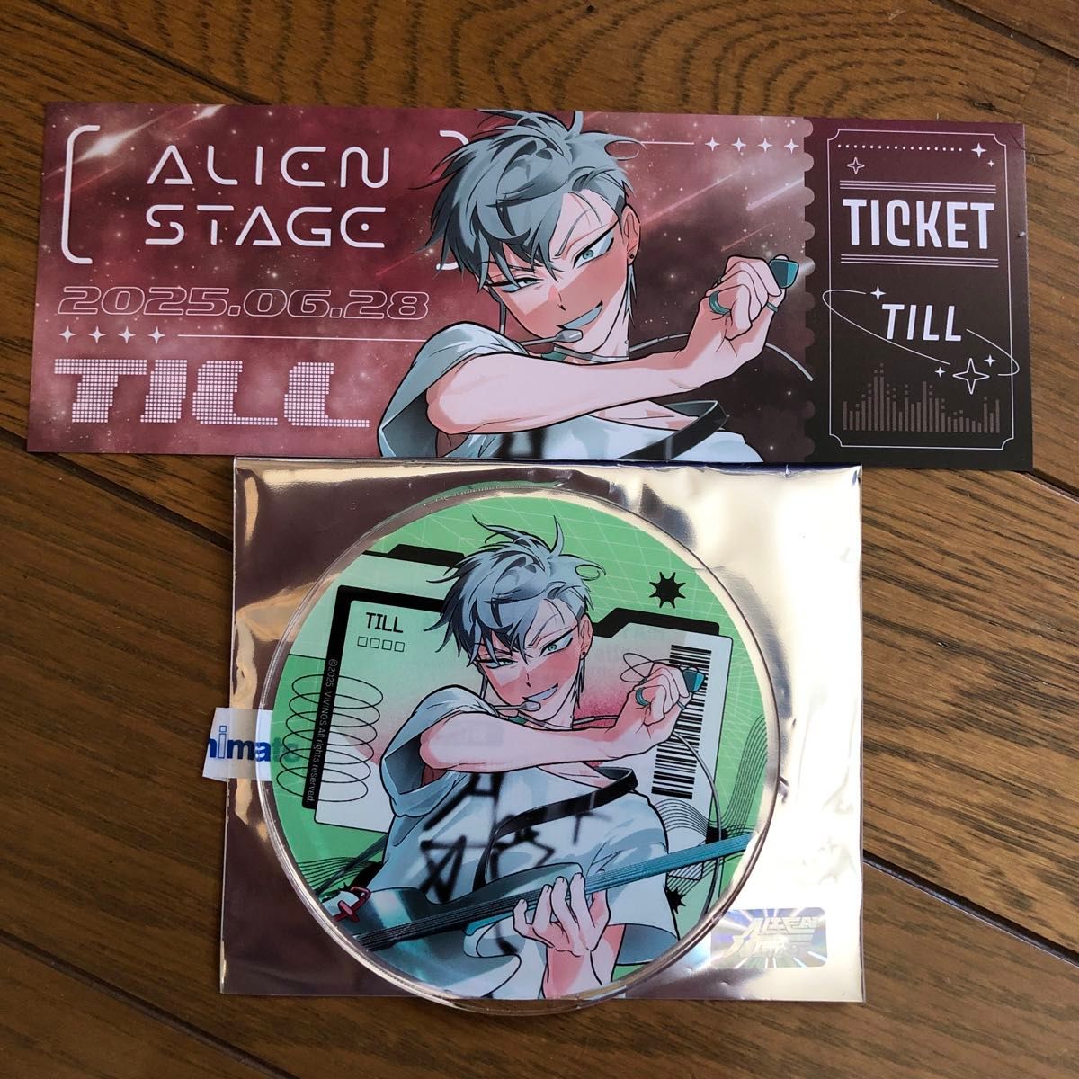 ALIENSTAGE アクリルコースター グラッテ ティル イヴァン エイステ エイリアンステージ エイステ alienSTAGE アニメイト グラッテ