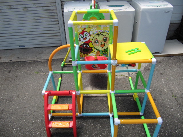  good! Anpanman swing park DX jungle-gym one owner goods 