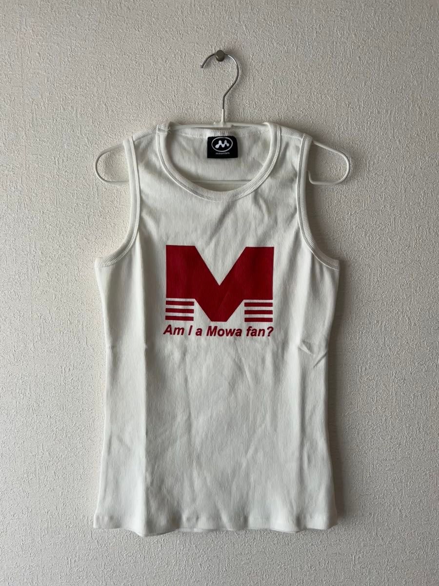 MOWALOLA タンクトップ ホワイト 美品 opium vetememts 夏服 半袖 メンズ レディース XG ジュリア着用