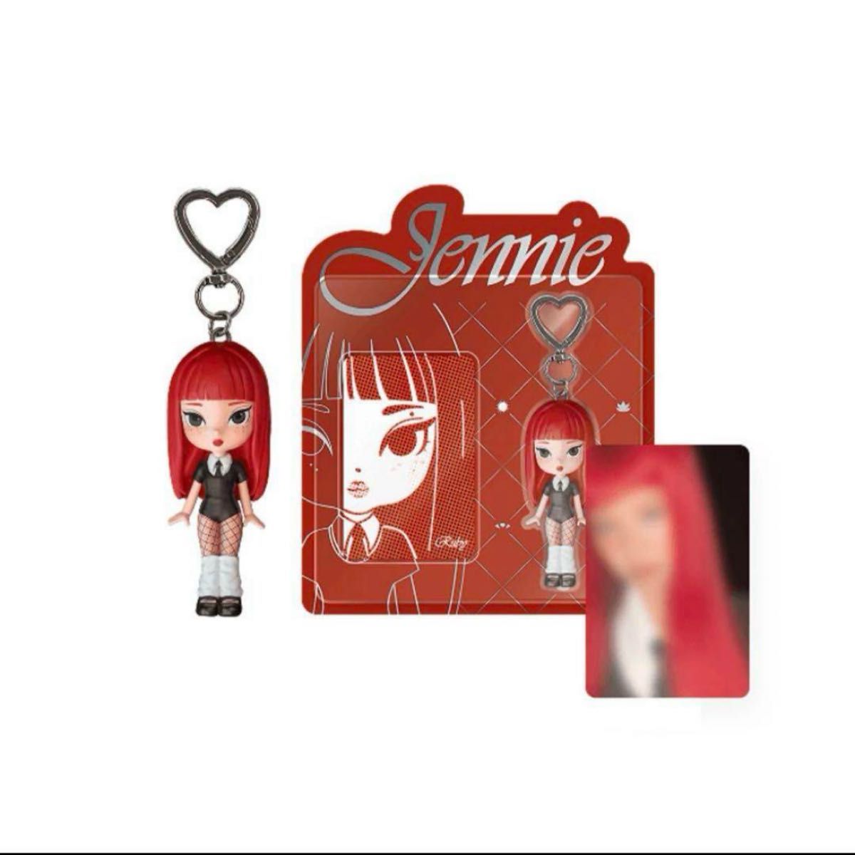 ジェニ jennie ruby フィギュア キーチェーン トレカあり 新品未開封 新品 未開封】ジェニ jennie ruby フィギュア キーチェーン