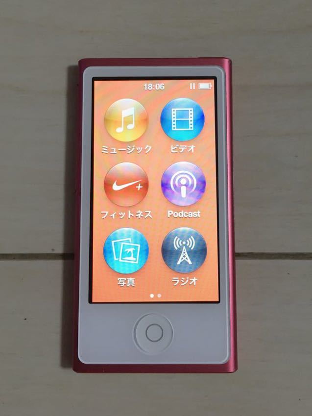 ヤフオク アップル 第7世代 Ipod Nano 16gb 本体 初期化