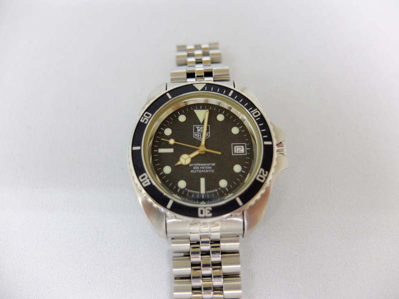  TAG Heuer 1000 series 844 self-winding watch unused 