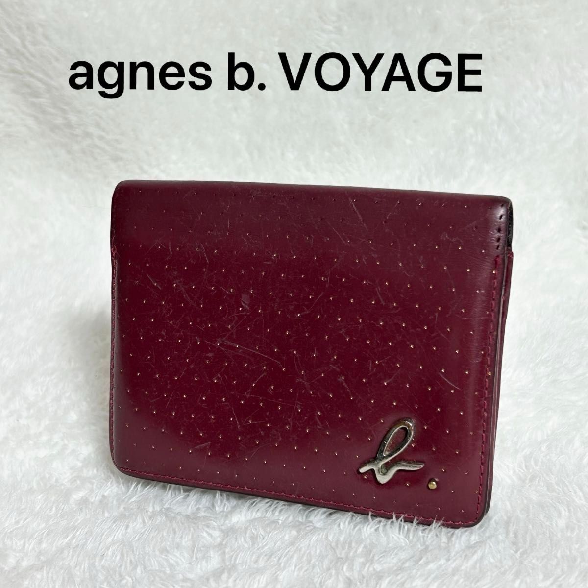 アニエスベー 名刺入れ 定期入れ agnes b VOYAGE アニエスベーボヤージュ ドット ポイントロゴ