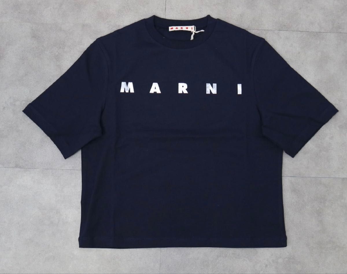 *Marni*ロゴ プリント クロップド T シャツ 新品未使用 MARNI ロゴプリント クロップド Tシャツ 14Y