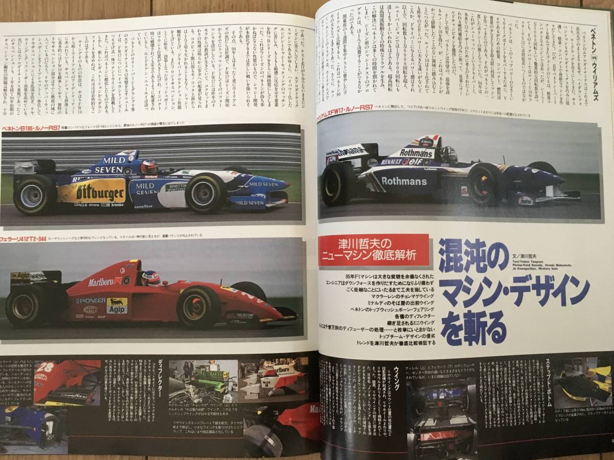 古本【F1速報】1995年　22冊セットまとめて　FORMULA 1 F-1 ミハエルシューマッハ/デイモンヒル/片山右京_画像7