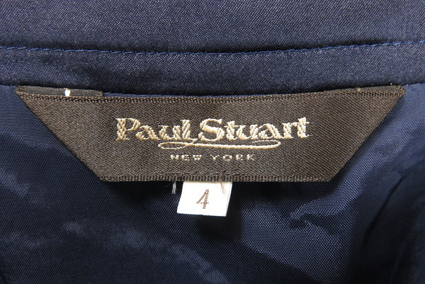  paul (pole) Stuart PAUL STUART spring autumn total pattern knee under height tight skirt 4(M corresponding )