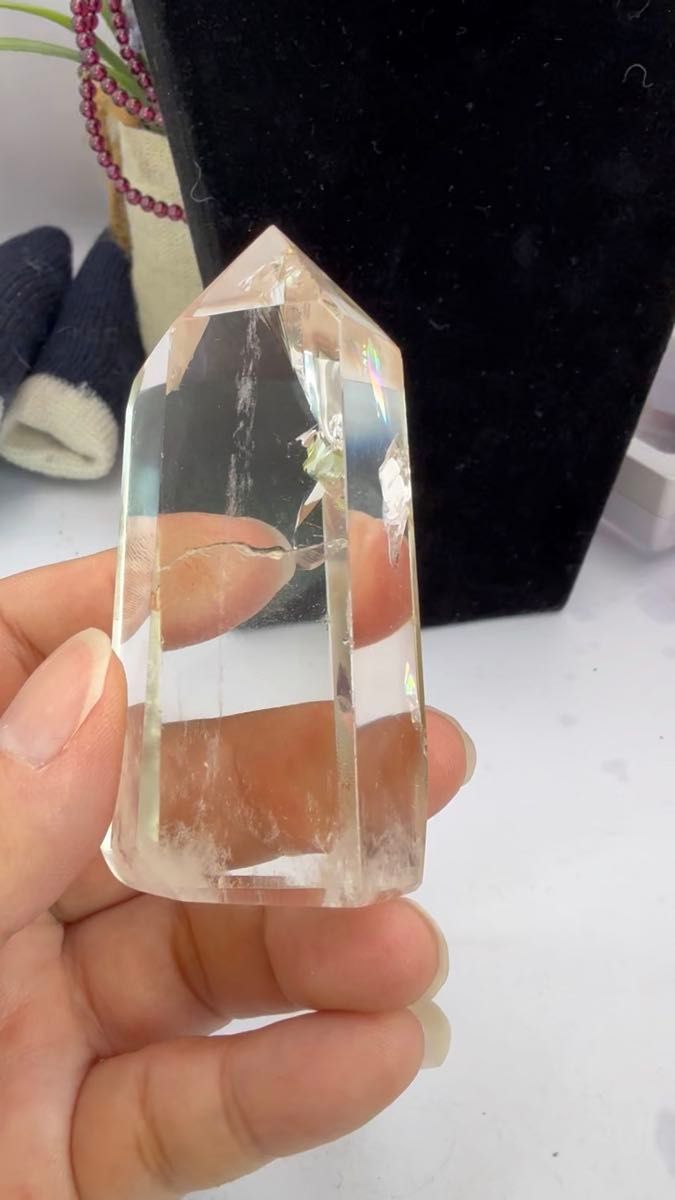 白水晶 瞑想にぴったりな一品 天然石