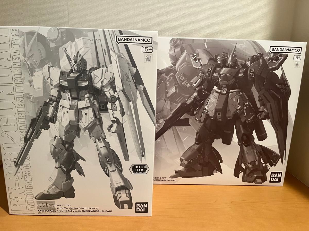 MG νガンダムVer.Ka サザビー Ver.Ka 未組立 内袋未開封 ガンプラ 未組立品 内袋未開封 MG νガンダム+サザビー ver ka