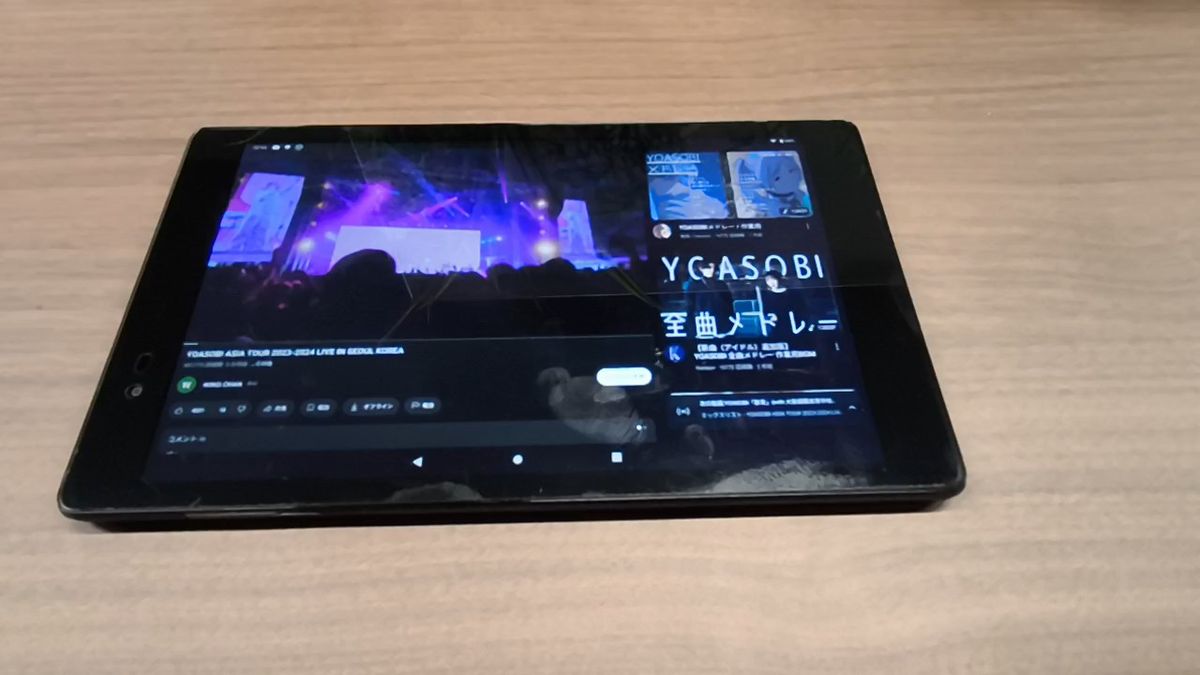 Lenovo Tab M8 tb8703 Wi-Fi モデル Android 10化/バッテリー新品交換済み/YouTube