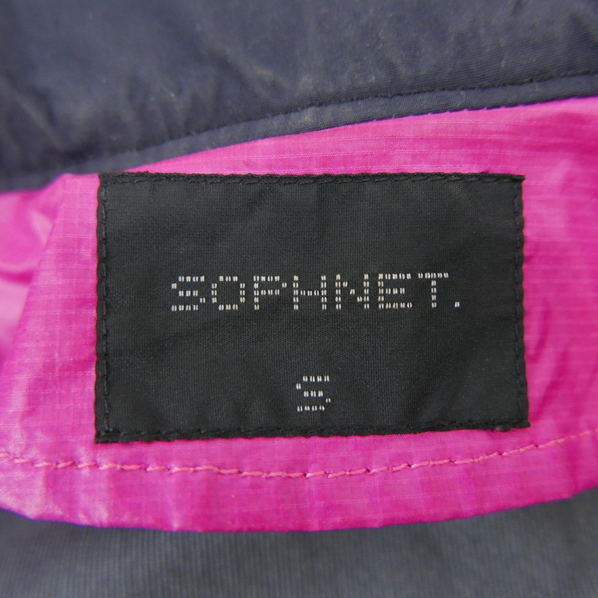 SOPHNET. ソフネット SOPH ソフ 3L MOUNTAIN PARKA ナイロン マウンテンパーカー ジャケット ブルゾン BLACK/PINK S_画像8