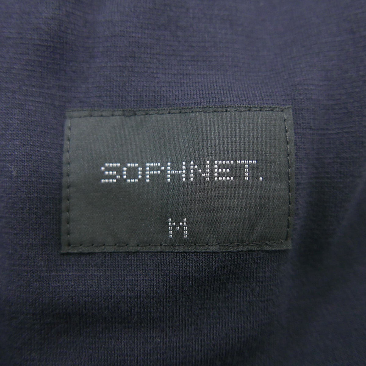 13SS SOPHNET. ソフネット SOPH ソフ STRETCH JERSEY 2 BUTTON JACKET ストレッチ ジャージー 2B テーラードジャケット NAVY M_画像7