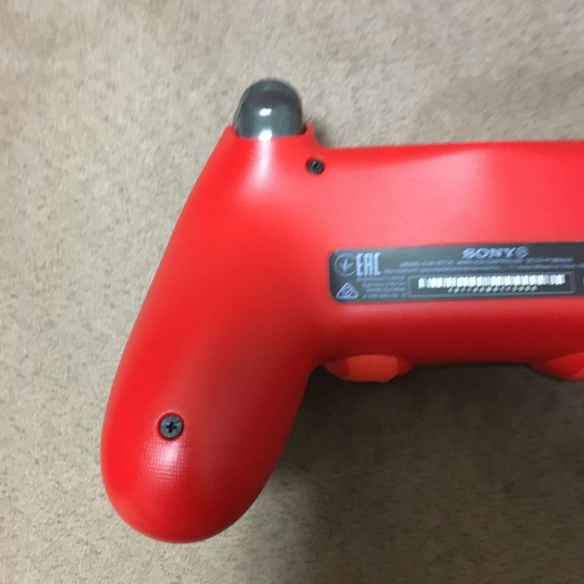 PS4コントローラー　赤　カモフラージュ