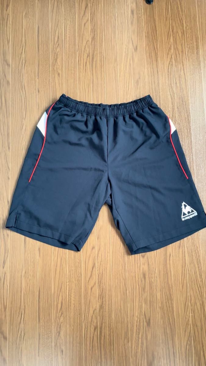 【送料無料】le coq sportif ルコック ハーフパンツ ブラック メンズ ショートパンツ メンズショーツ ブラック