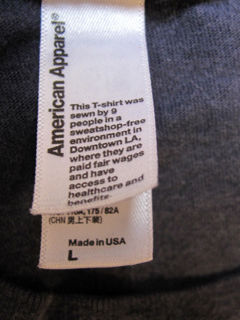激レア　MAROON5 マルーンファイブ American Apparel マルーン5 米製 バンドプリントTシャツ NORTH AMERICA TOUR 2013　USA_画像4